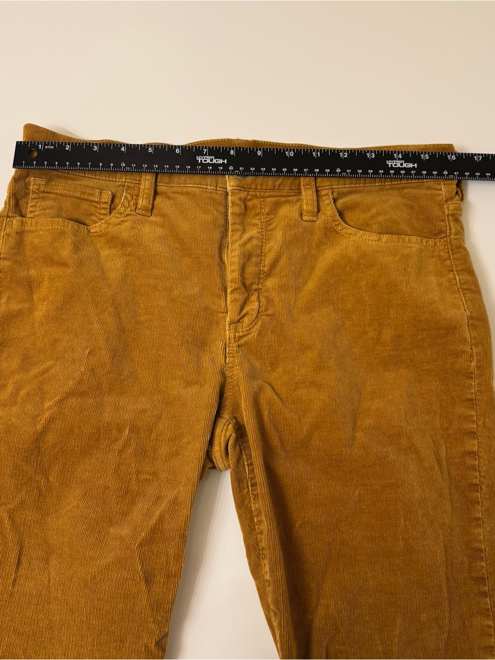 J Crew Skinny Corduroy Mid Rise Pant Womens Brown Ankle Length Size 30 - Picture 5 of 6